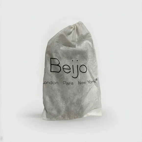 Vintage Beijo Sage Pearl Patent Clutch Shoulder Bag EUC 10x5.25x2 Chain Strap - Picture 9 of 10